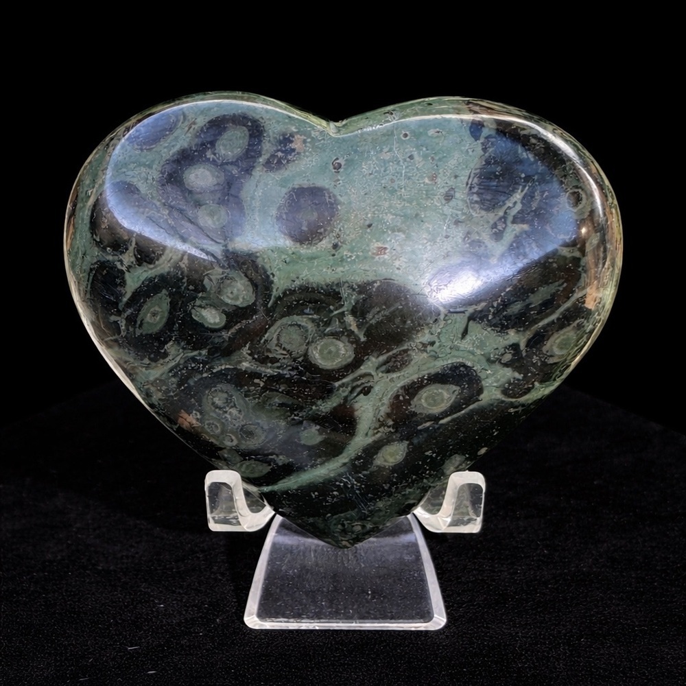 Kambaba Jasper Heart 11.7oz